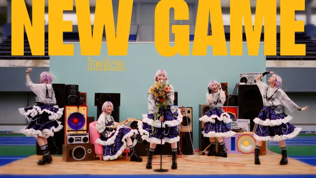 Young Ladies Don't Play Fighting Games sur Crunchyroll, visuel musical de halca