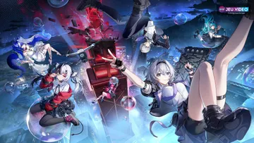 Neverness to Everness Hotori avec les personnages au-dessus de Hethereau