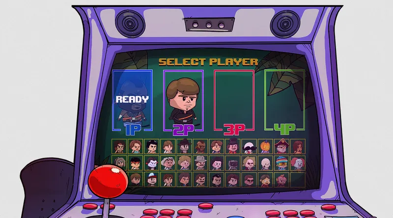 Les personnages dans Runnner Party