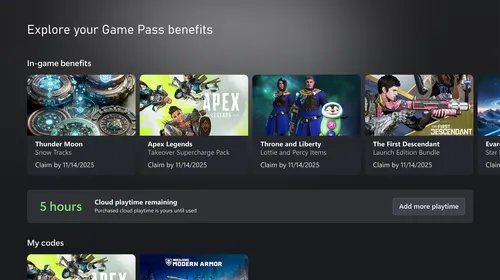 XBOX Cloud Gaming affiche les quotas mensuels annoncés pour Game Pass