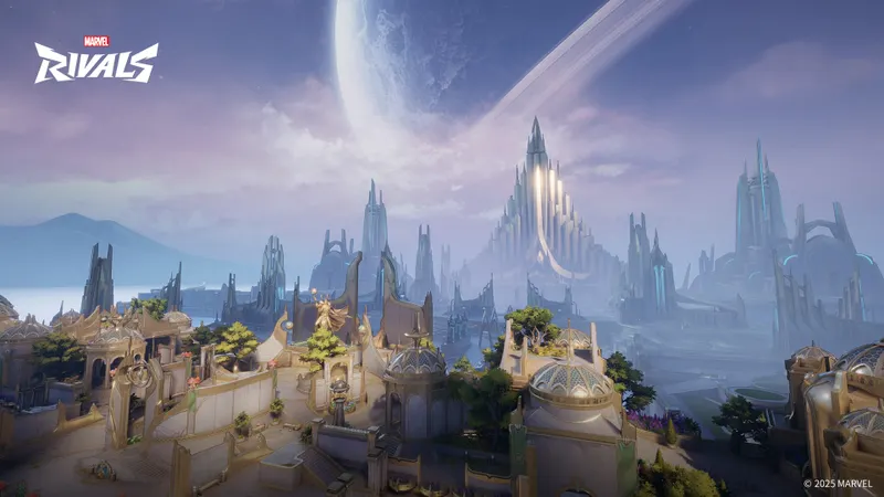 Marvel Rivals test avec carte lumineuse inspirée d’Asgard