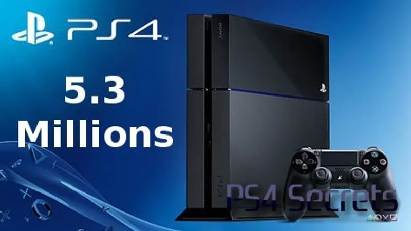 La playstation 4 relance les ventes de jeux vidéos de salons