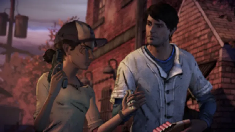 walking dead saison 3: telltale clem et javier 2