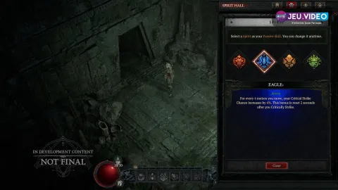 Spiritborn de Diablo IV Vessel of Hatred dans la jungle de Nahantu, armé d’une glaive pour illustrer un build mobile