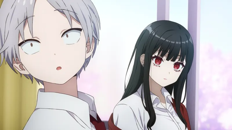 Are You a Landmine, Chihara-san? sur le visuel horizontal de l’anime TV