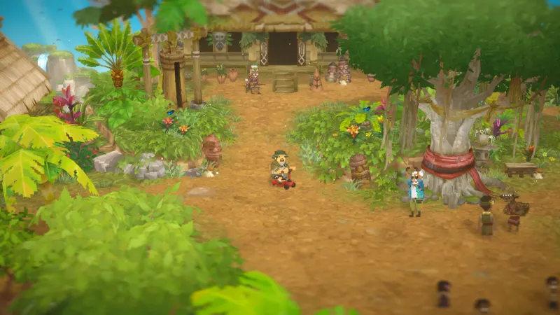 Utara et les séquences au sol dans DAVE THE DIVER In the Jungle
