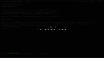 The Escape From Dungeon Keep, visuel officiel Steam du RPG textuel