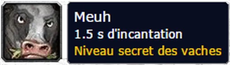 World of Warcraft Meuh sort