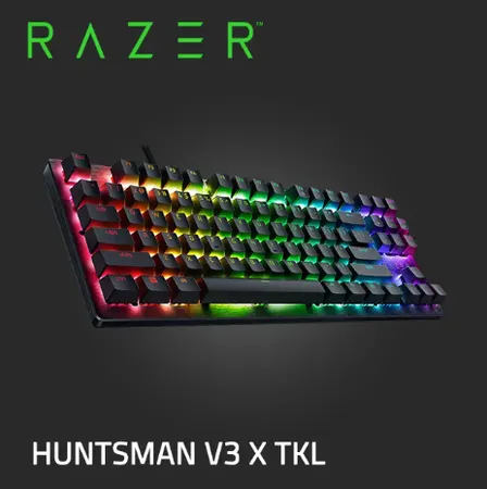 Razer nous émerveille avec le clavier Huntsman V3 X Tenkeyless