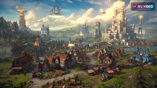 Heroes Olden Era ville Temple dans la stratégie fantasy