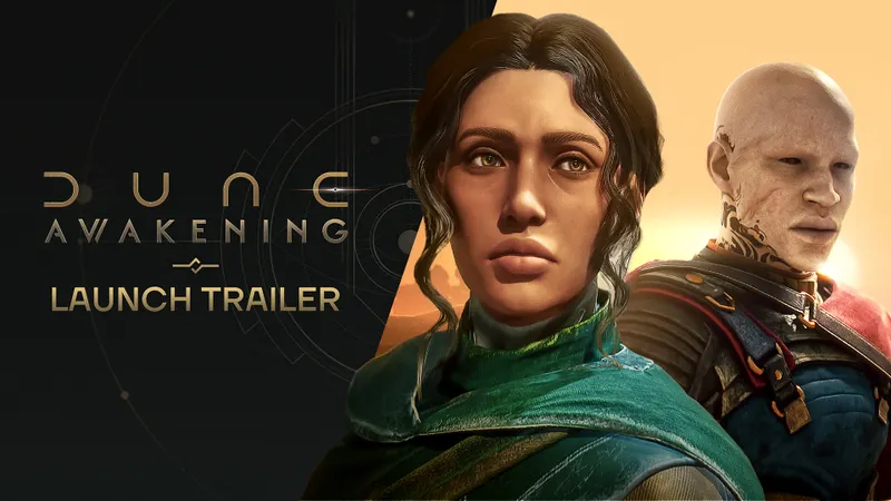 Dune Awakening affrontement et effets visuels dans le désert
