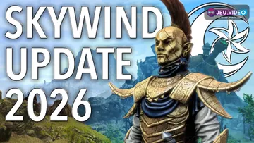 Skywind 2026 trailer montrant l’art officiel The Road Continued de Vvardenfell