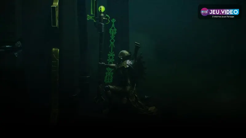 Mechanicus II sortie montrant un décor sombre de Warhammer 40,000