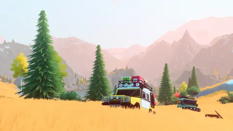 over the hill, capture de la galerie Steam pour sa sortie du 14 octobre 2026