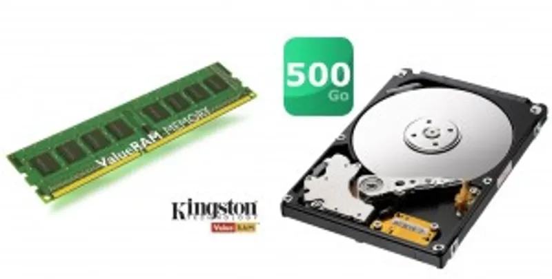 kingston-4go-ddr3-1600mhz et DD samsung