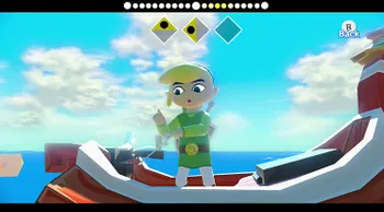capture d'écran du jeu Zelda The Wind Waker
