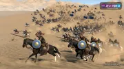 Cavaliers et fantassins s’affrontant dans Mount & Blade II : Bannerlord