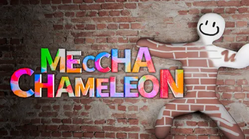 MECCHA CHAMELEON roadmap avec les joueurs cachés dans un décor coloré
