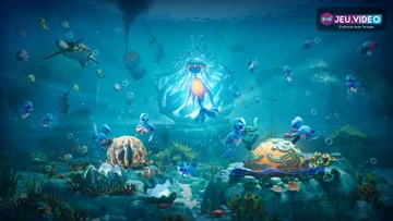 Life Below sur Steam avec récif sous-marin, poissons et gardienne Thalassa