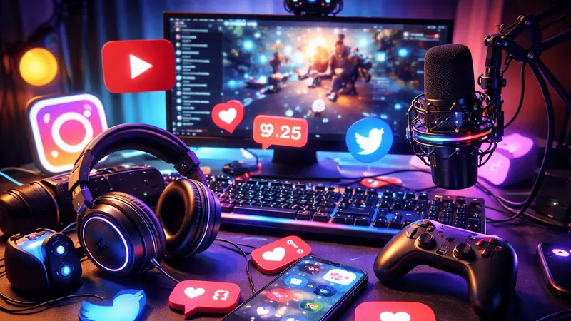 Comment les créateurs gaming utilisent les réseaux sociaux pour rester visibles entre deux lives
