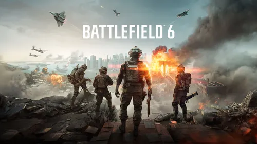Battlefield 6 Season 3 key art officiel avec soldats et figure de PAX Warlords
