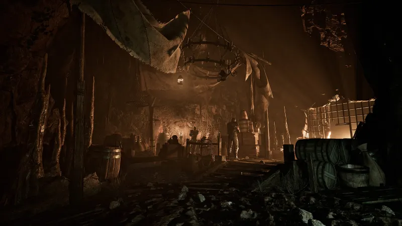 Environnement de dark fantasy dans Gothic 1 Remake