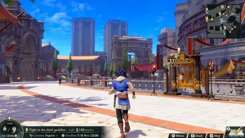 Dagsion et exploration dans Fire Emblem : Fortune’s Weave sur Switch 2