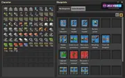 Capture officielle de Factorio montrant une grande usine vue de dessus, avec tapis parallèles, machines et poteaux électriques