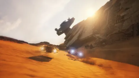 STAR WARS Galactic Racer, visuel de couverture du jeu en format paysage
