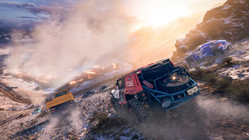Capture officielle de Forza Horizon 5 montrant le contexte de gameplay pour l'étape 4 du guide joueur