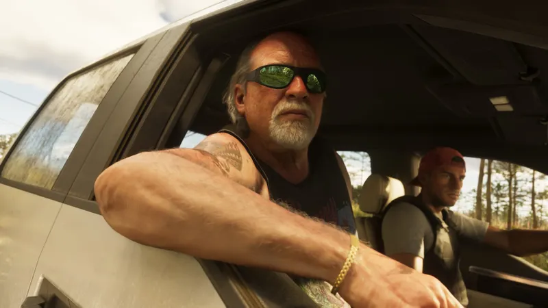 Brian Heder et Jason dans un véhicule de GTA 6 pour illustrer la prudence avant une offre non confirmée