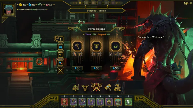 Flowers and Deities interface officielle et informations de partie