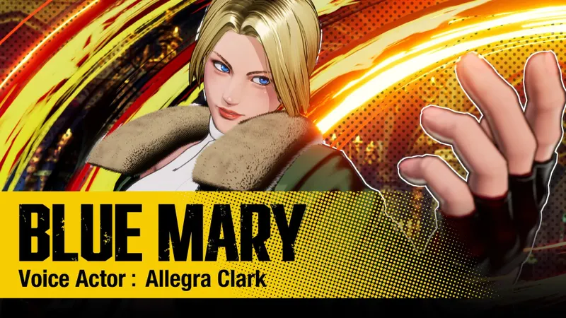 Blue Mary dans FATAL FURY City of the Wolves avant Mr Karate