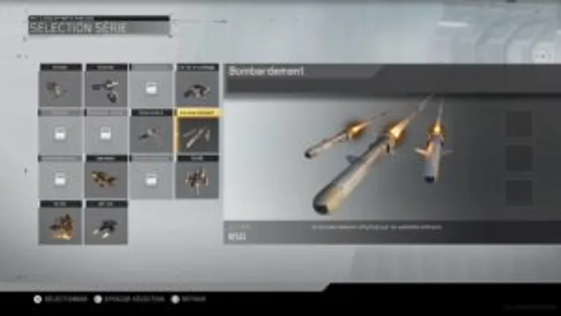 Bonus de séries de points bombardement