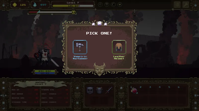 Capture officielle de la version PC de Loot Dungeon