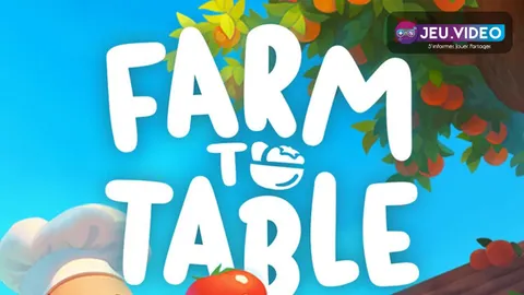 Farm to Table accès anticipé montrant le restaurant et la ferme colorée