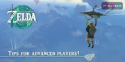 Link explorant les îles célestes et les Profondeurs de Hyrule dans Zelda Tears of the Kingdom
