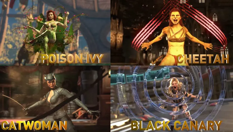 Injustice 2 persos feminins