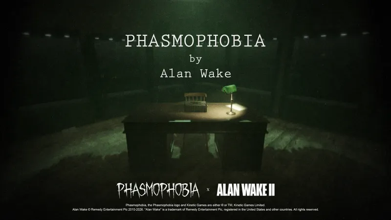 Phasmophobia Alan Wake : visuel officiel de l’événement inédit