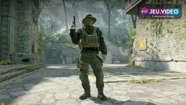 Agent Counter-Strike 2 sur une carte lumineuse pour illustrer les bases de placement et de duel d’un joueur débutant