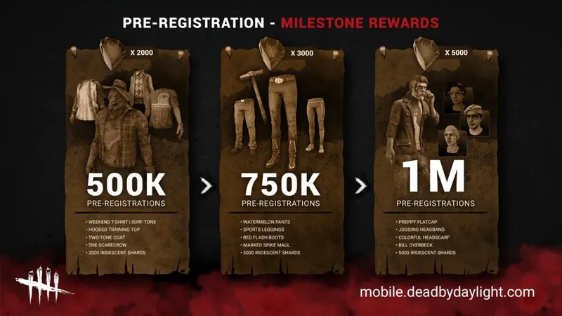 dead by daylight offre pour les premiers pré-enregistrements