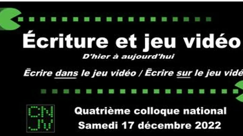 4ème colloque du CNJV - Conservatoire National du Jeu Vidéo