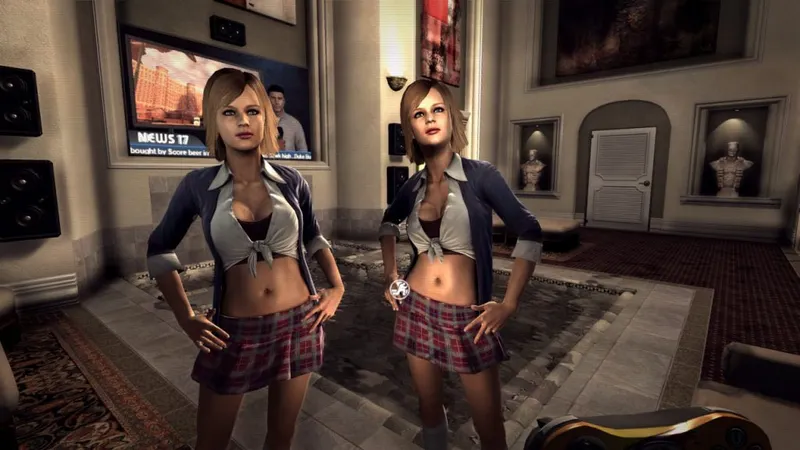 Les soeurs jumelles dans Duke Nukem Forever 