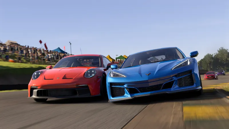 Capture officielle de Forza Motorsport montrant le contexte de gameplay pour l'étape 5 du guide joueur