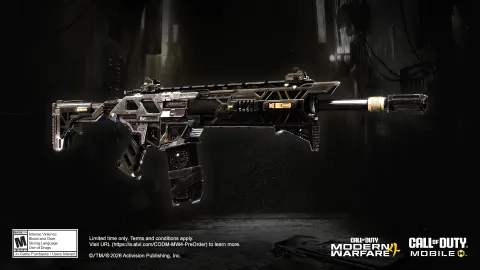 Modern Warfare 4 et COD Mobile : visuel du bonus de précommande ICR-1 — Shattered Relay