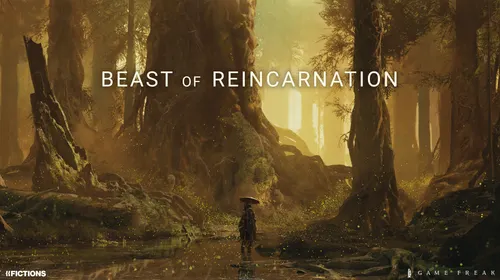 Emma et Koo progressant dans une zone de Beast of Reincarnation envahie par la Miasme