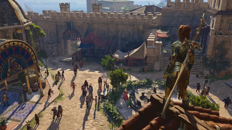 Capture officielle de Baldur's Gate 3 montrant le contexte de gameplay pour l'étape 1 du guide joueur