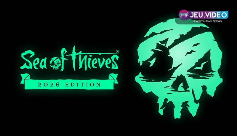 Visuel officiel Sea of Thieves 2026 Edition, rappel de fin de session pour vendre le butin et baisser le pavillon