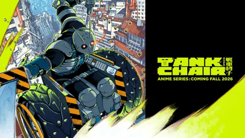 Tank Chair trailer : héros et fauteuil de combat dans le visuel officiel