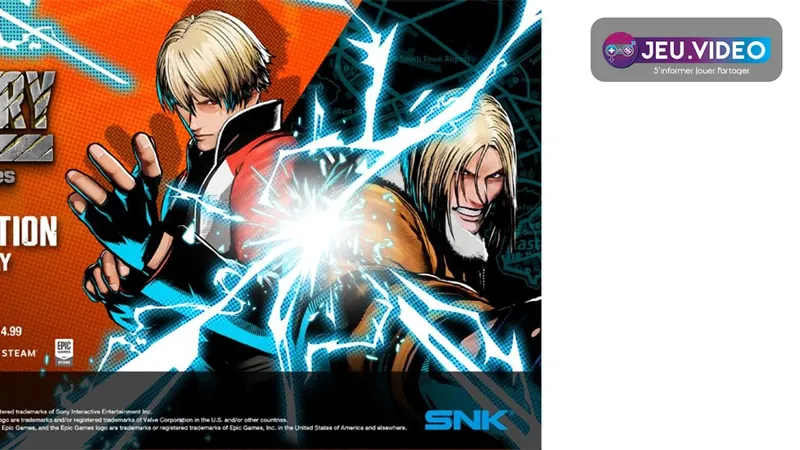 City of the Wolves en édition Standard, avec visuel anniversaire SNK